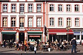 Außencafé, Koblenz, Rheinland-Pfalz, Deutschland