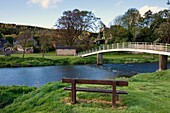 Brücke über den Fluss Coquet, Rothbury, Northumberland, England