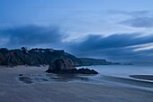 Overcast Sky And Beach