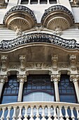 Ornate Balconies; Barcelona, Spain