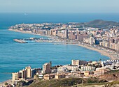 Luftaufnahme von Fuengirola, Málaga, Spanien