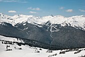 Skigebiet, Whistler, Britisch-Kolumbien, Kanada