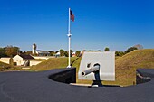 Batterie Mccorkle, Fort Moultrie auf Sullivan's Island, Charleston County, South Carolina, USA