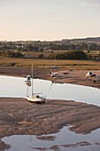 Boats Moored, Alnmouth, Northumberland, England