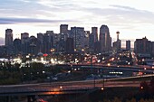 Calgary bei Sonnenaufgang, Calgary, Alberta