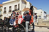 Horse And Carriage In Fair And Festival Of Pedro Romero, Ronda, Spain