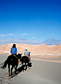 Reiten in der Atacamawüste, Chile