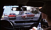 Fahrt in einem Auto in Havanna