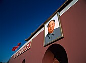 Gemälde des Vorsitzenden Mao in der Verbotenen Stadt