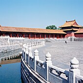 Golden Water Stream In The Taihe Gate Square Of The Forbidden City
