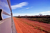 View From The Ghan Train, Blurred Motion