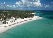 Aerial View Of Caribbean Beach