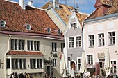 Medieval Merchant Houses In Town Hall Square