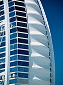 Burj Al-Arab, Arabischer Turm, Nahaufnahme