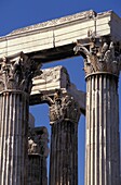 Säulen am Pantheon, Nahaufnahme