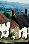 Traditional Houses In Gold Hill In Shaftesbury