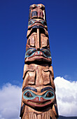 Tlingit Totempfahl, Nahaufnahme