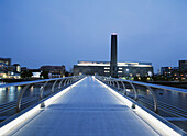 Looking Down Millenium Bridge Towards Tate Modern