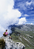 Walker Admiring View From Namasile Peak