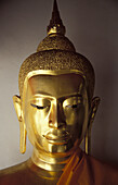 Goldener Buddha im Wat Pho, Nahaufnahme