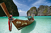 Boat In Maya Bay