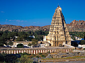 Virupaksha-Tempel des Historischen Vijayanagara-Reiches.