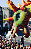 Dragon Float In St Patrick's Day Parade