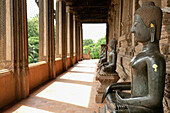 Buddha Statues At Haw Pha Kaew Wat.