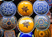 Traditional Maroccan Plates On Market