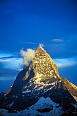 Matterhorn Berg bei Sonnenaufgang, Nahaufnahme