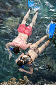 Young Couple Snorkeling.