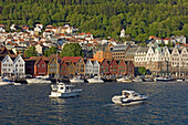 Boote im Hafen von Bergen