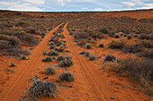 Red desert road; Klein-aus vista namibia