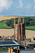 Totnes Town Church Tower; Devon, England