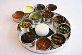 Ostindische Küche; Hyderabad, Andhra Pradesh, Indien