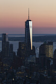 One World Trade Center, As Seen From The Empire State Building, New York City, New York, United States
