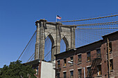 Brooklyn-Brücke, New York City, New York, Vereinigte Staaten
