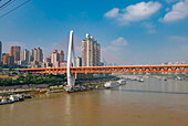 Dongshuimen-Brücke, Yangtze River Tramway, Chongqing, China