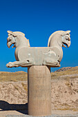 Zentraliran, Persepolis, 6. Jahrhundert v. Chr. Antike Stadt, Greifen-Denkmal
