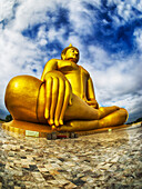 Asien, Goldener Buddha in der Provinz Ang Thong in Thailand