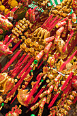 Vietnam, Hanoi. Tet Lunar New Year, holiday decorations for sale