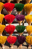 Vietnam, Hue. Arrangement of incense sticks