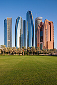 UAE, Abu Dhabi. Etihad Towers