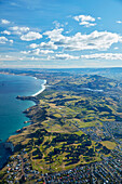 St. Clair Golf Club, St. Clair Park, Dunedin, Otago, South Island, New Zealand, aerial