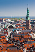 Dänemark, Seeland, Kopenhagen, Stadtansicht von oben