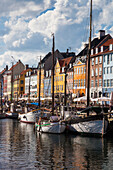 Denmark, Zealand, Copenhagen, Nyhavn harbor