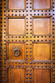 Door detail, Basilica di San Lorenzo, Florence, Tuscany, Italy