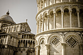 Der schiefe Turm und der Dom von Pisa, Pisa, Toskana, Italien