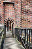One of several drawbridge entrances to Malbork fortress.