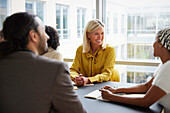 Business people having meeting in office